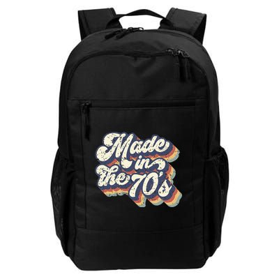 Retro Vintage Made In The 70s 1970s Born Birthday Day Gift Backpack