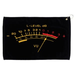 Retro Vu Meter For Audio Technicians And Sound Engineers Grommeted Golf Towel