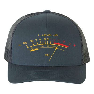 Retro Vu Meter For Audio Technicians And Sound Engineers Yupoong Adult 5-Panel Trucker Hat