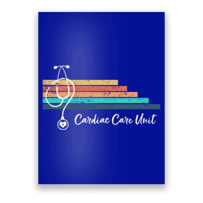 Retro Vintage Medical Stethoscope Cardiac Care Unit Cute Gift Poster