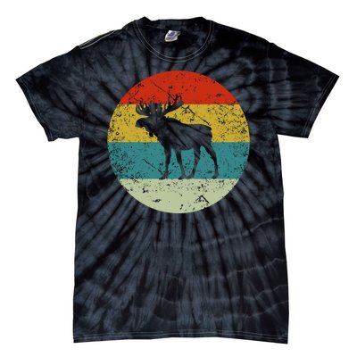 Retro Vintage Moose Tie-Dye T-Shirt