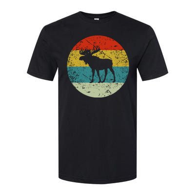 Retro Vintage Moose Softstyle® CVC T-Shirt