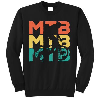 Retro Vintage Mtb Gift For Mountain Bikers Sweatshirt