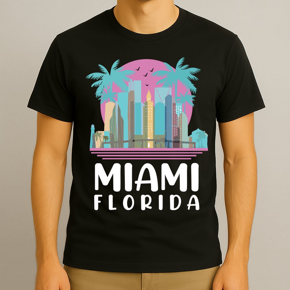 Retro Vintage Miami Florida T-Shirt