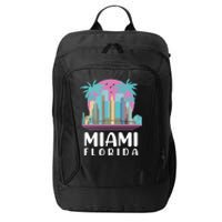 Retro Vintage Miami Florida City Backpack