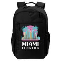 Retro Vintage Miami Florida Daily Commute Backpack