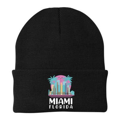 Retro Vintage Miami Florida Beanie