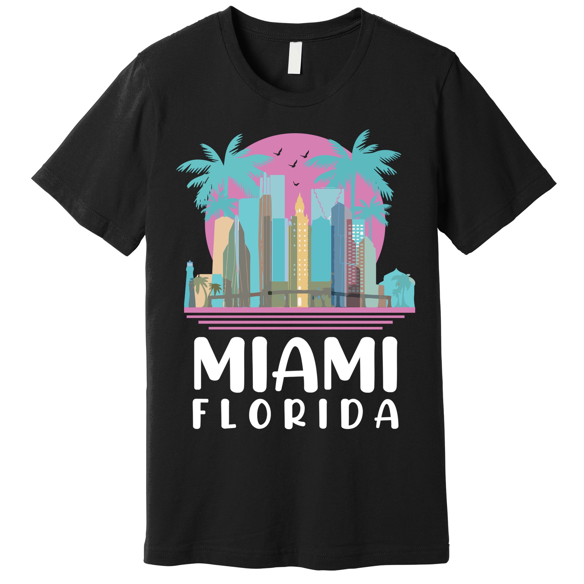 Retro Vintage Miami Florida Premium T-Shirt