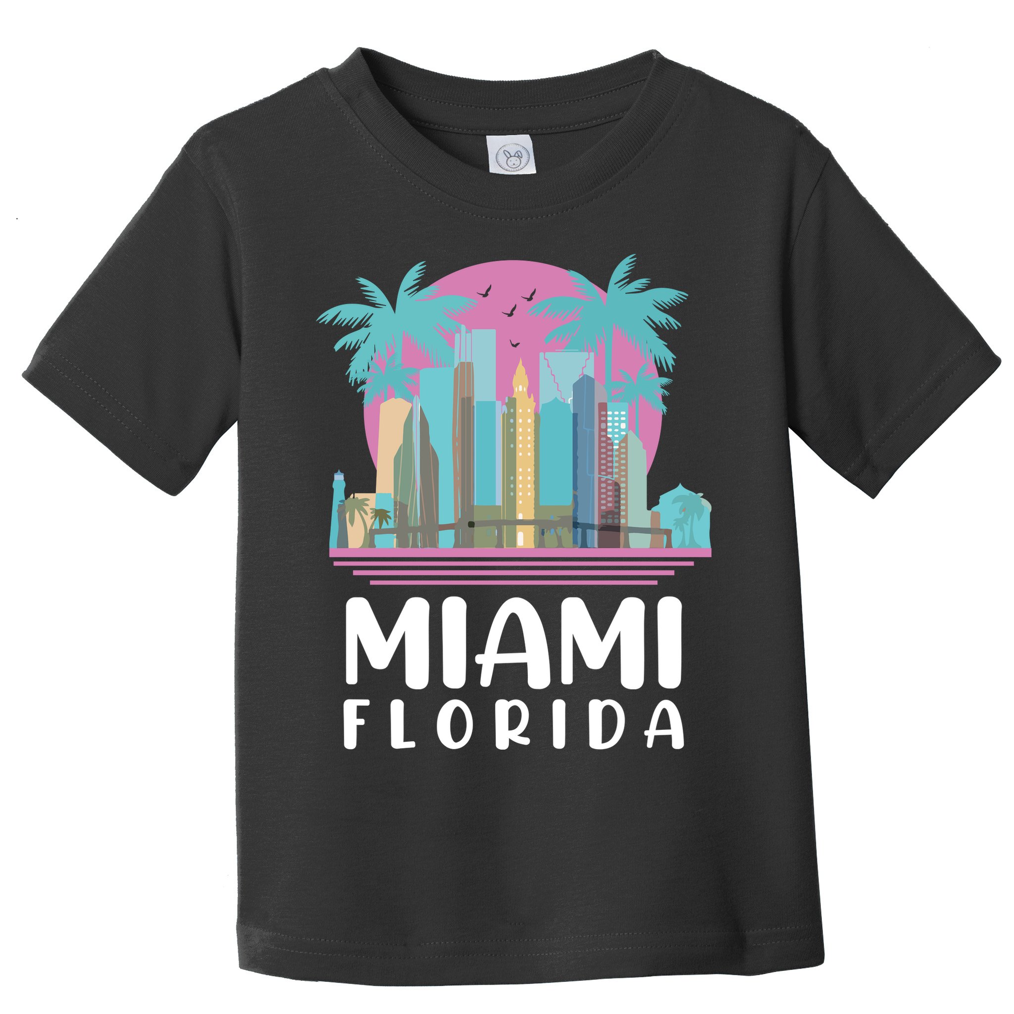 Retro Vintage Miami Florida Toddler T-Shirt
