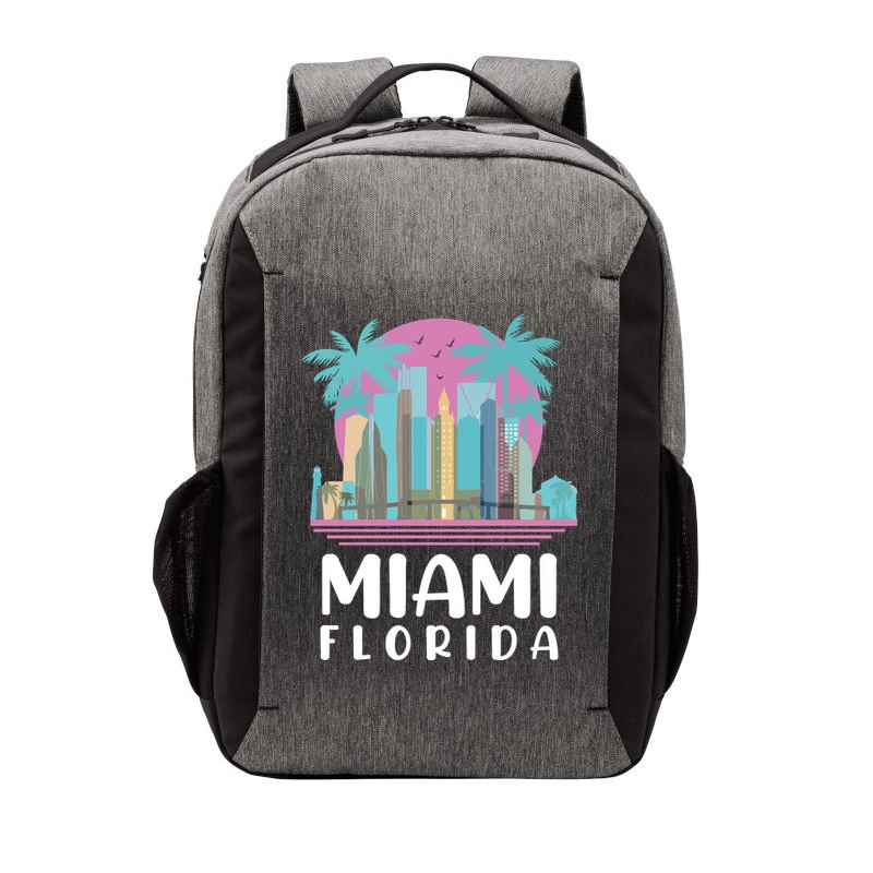 Retro Vintage Miami Florida Vector Backpack