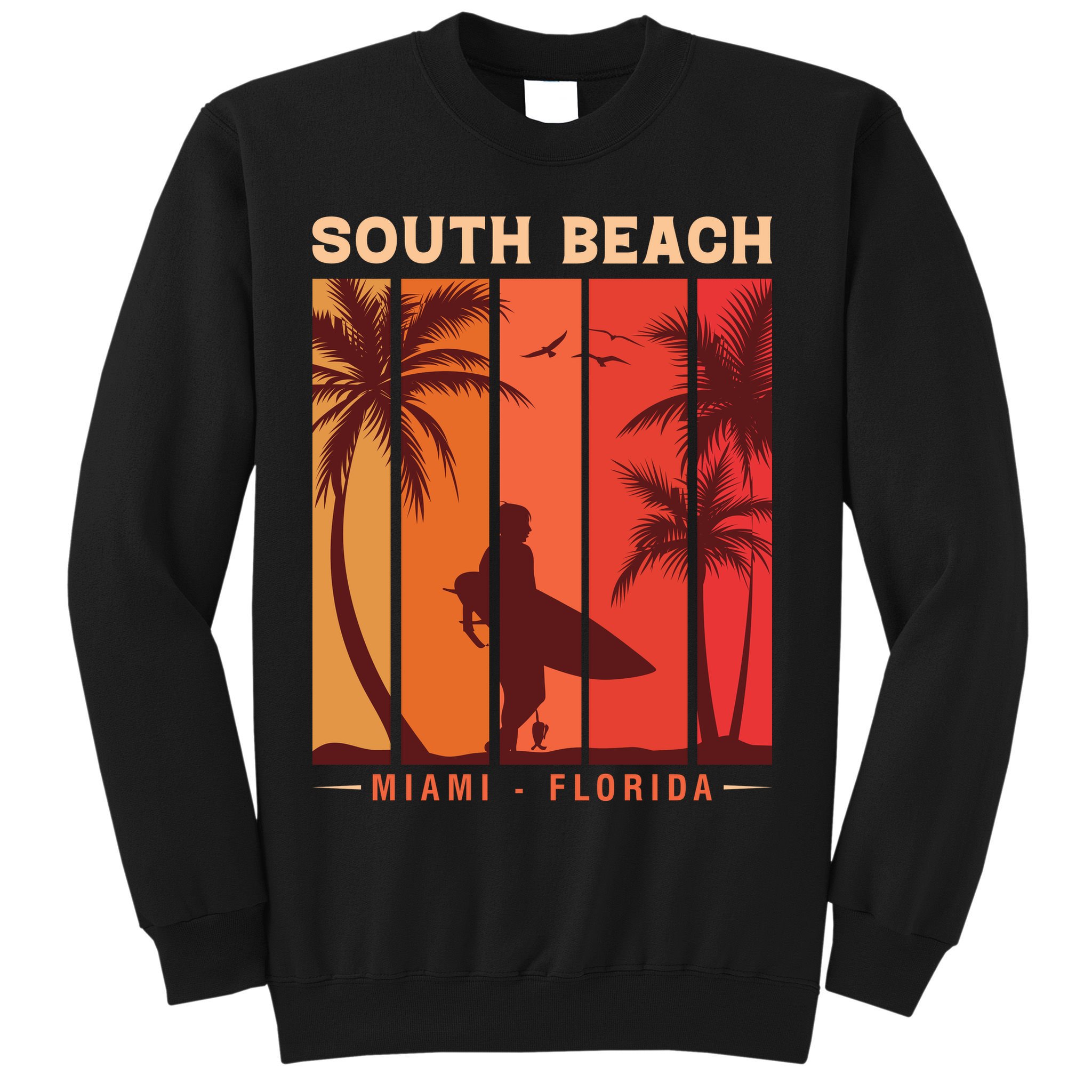 Retro Vintage Miami Florida South Beach Sweatshirt