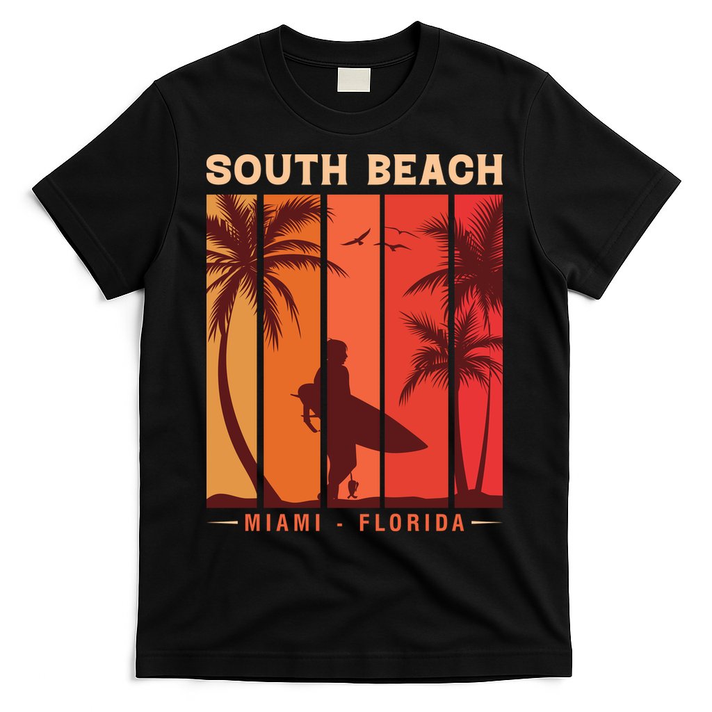 Retro Vintage Miami Florida South Beach T-Shirt