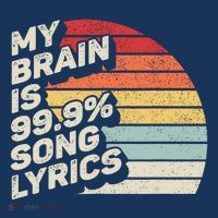 Retro Vintage My Brain Is 99% Song Lyrics Music Lover Gift Baby Bodysuit