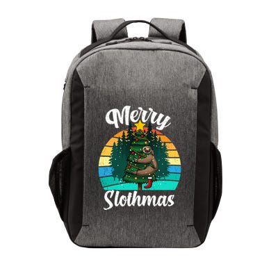 Retro Vintage Merry Slothmas Christmas Cute Sloth Pajamas Gift Vector Backpack