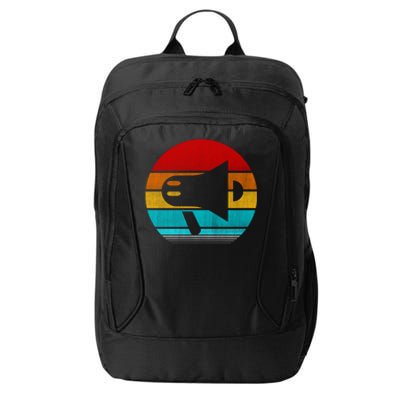 Retro Vintage Megaphone City Backpack