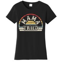 Retro Vintage Mama Tried Country Outlaw Music Women's T-Shirt