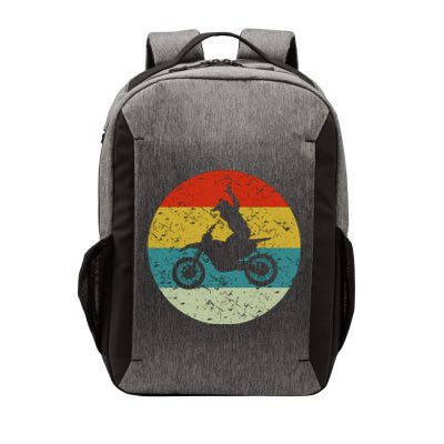 Retro Vintage Motorbike Vector Backpack