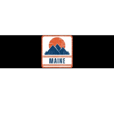 Retro Vintage Maine USA Mountain Gift For Men Bumper Sticker