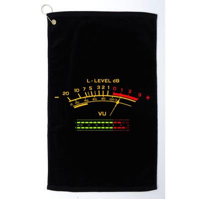 Retro Vu Meter Vintage Hifi Audio Stereo Music Sound Golf Towel