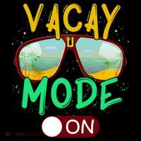 Retro Vacay Mode On Sunglasses Beach Swimming Summer Vibes Great Gift 7-Panel Snapback Hat