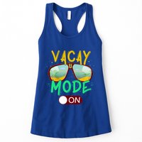 Retro Vacay Mode On Sunglasses Beach Swimming Summer Vibes Great Gift Womens Tank Top