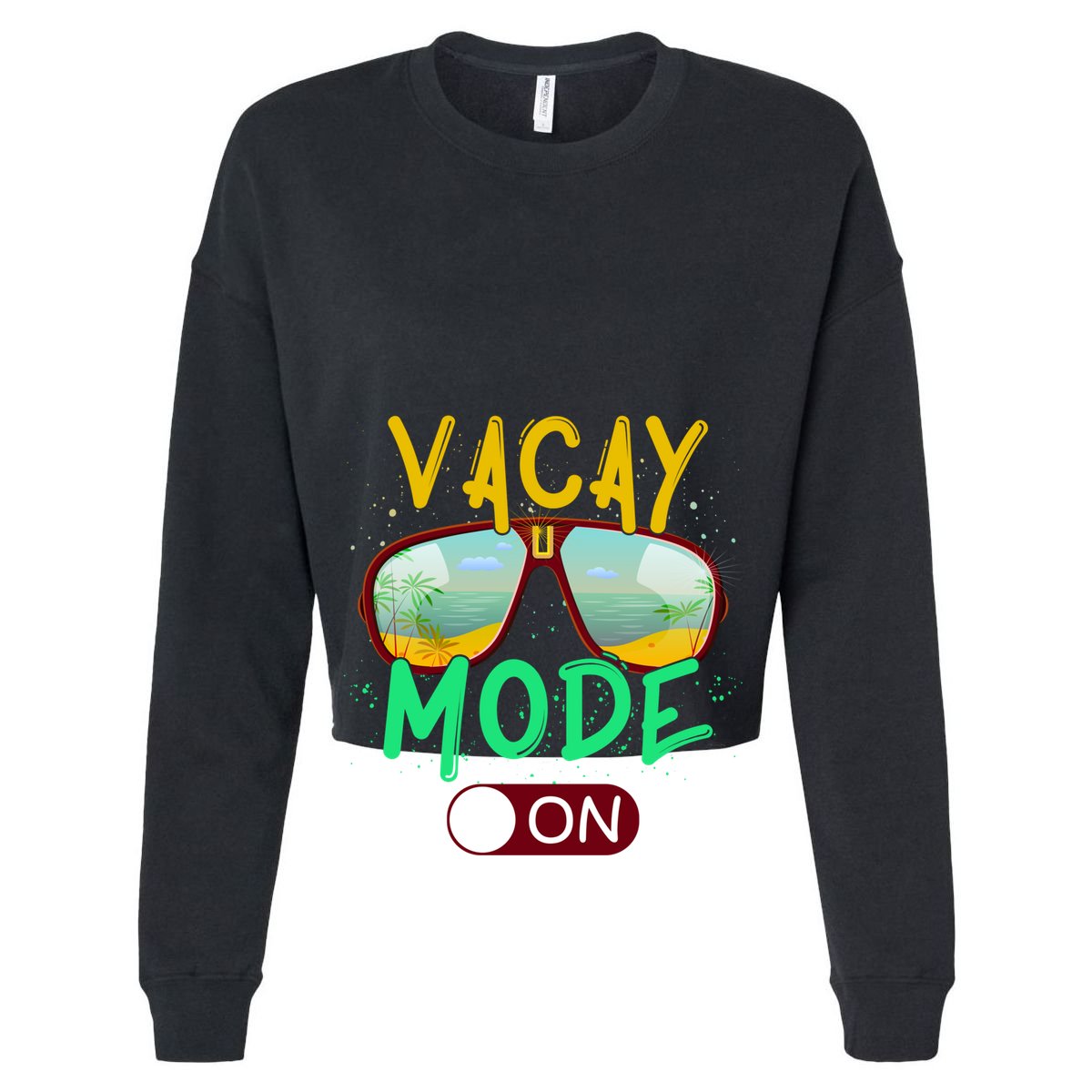 Retro Vacay Mode On Sunglasses Beach Swimming Summer Vibes Great Gift Womens Tank Top
