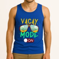 Retro Vacay Mode On Sunglasses Beach Swimming Summer Vibes Great Gift Tank Top