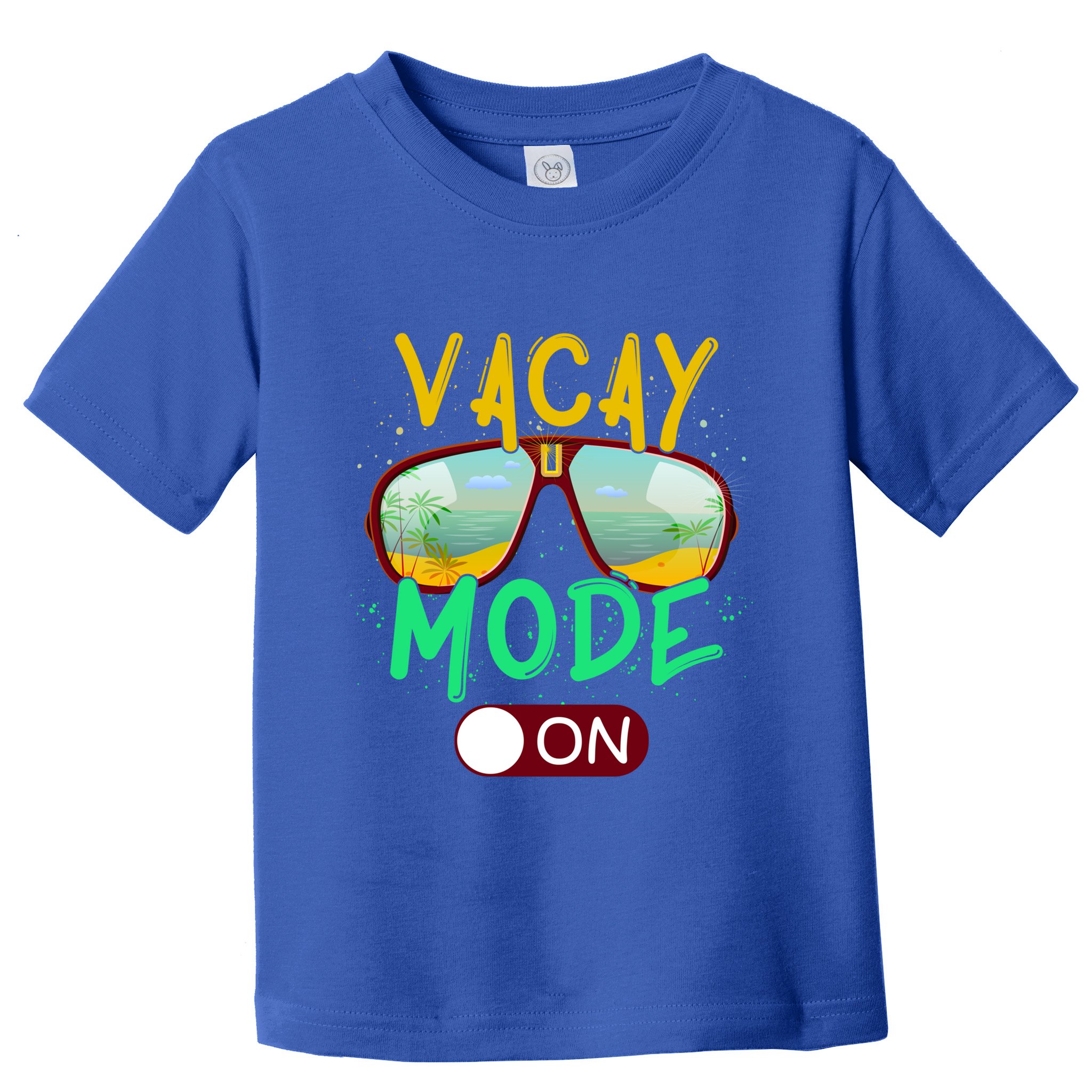 Retro Vacay Mode On Sunglasses Beach Swimming Summer Vibes Great Gift Toddler T-Shirt