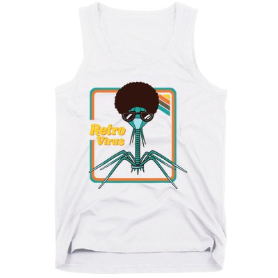 Retro Virus Microbiologist Bacteria Biology Teacher Biologist Tank Top