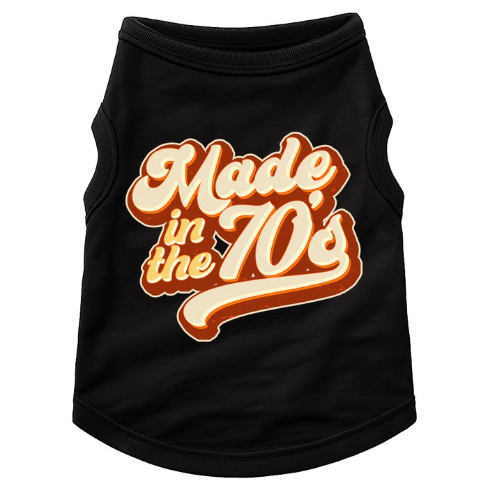 Retro Vintage Maded In The 70s 1970s Doggie Tank