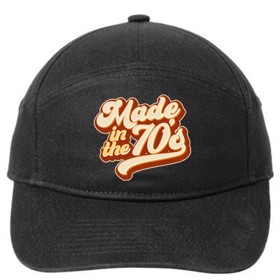 Retro Vintage Maded In The 70s 1970s 7-Panel Snapback Hat