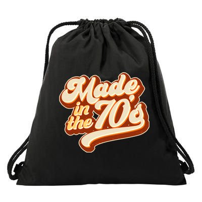 Retro Vintage Maded In The 70s 1970s Drawstring Bag