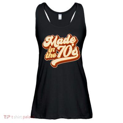 Retro Vintage Maded In The 70s 1970s Ladies Essential Flowy Tank