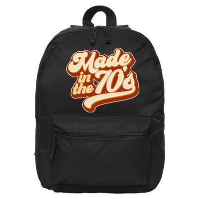 Retro Vintage Maded In The 70s 1970s 16 in Basic Backpack