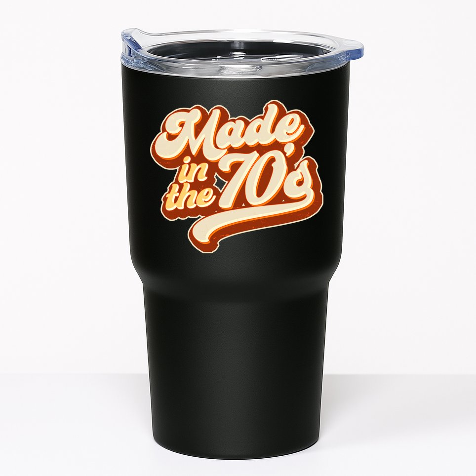 Retro Vintage Maded In The 70s 1970s Tumbler