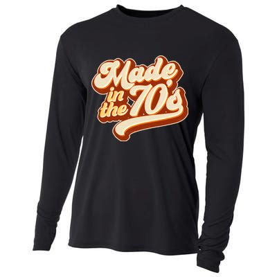 Retro Vintage Maded In The 70s 1970s Cooling Performance Long Sleeve Crew