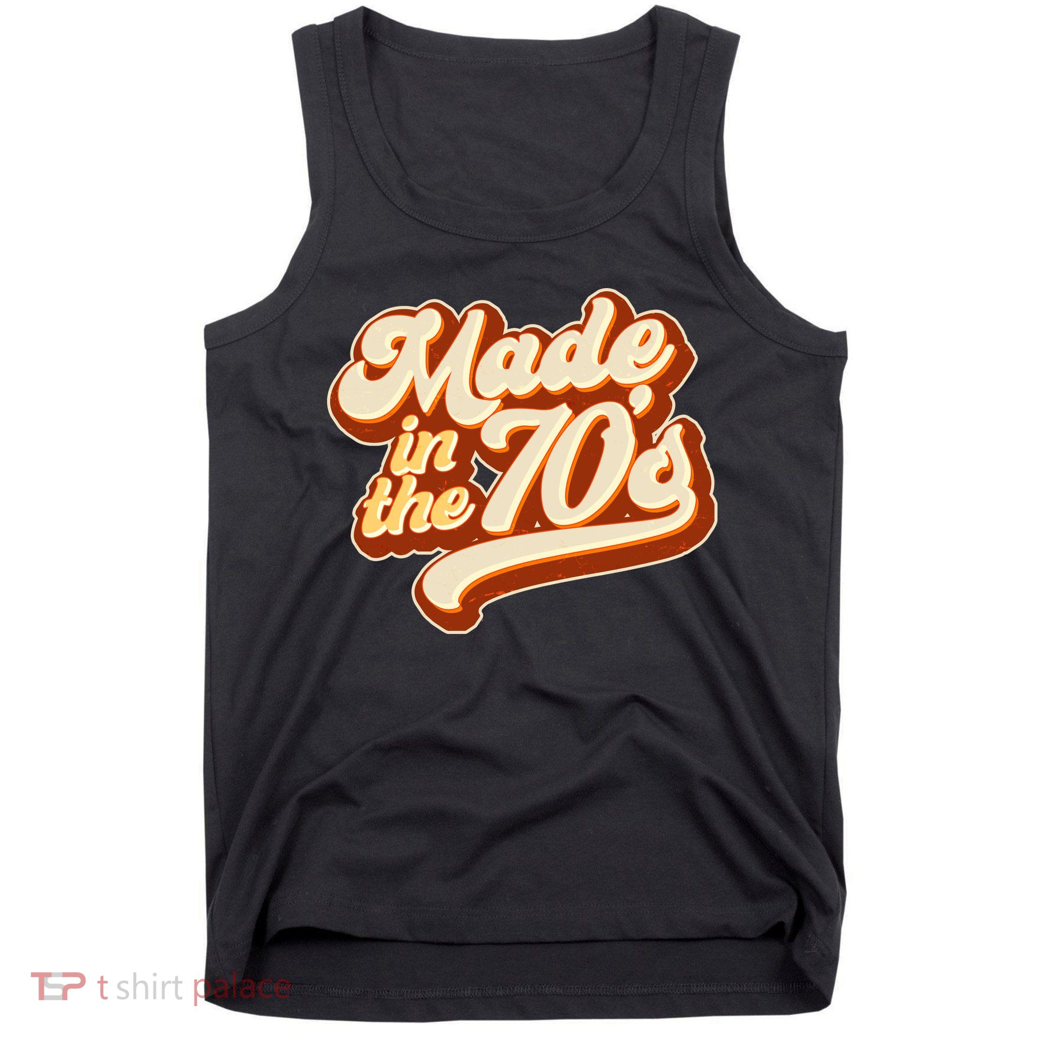 Retro Vintage Maded In The 70s 1970s Tank Top