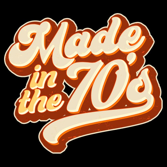 Retro Vintage Maded In The 70s 1970s Women's V-Neck T-Shirt