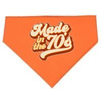 Retro Vintage Maded In The 70s 1970s USA-Made Doggie Bandana