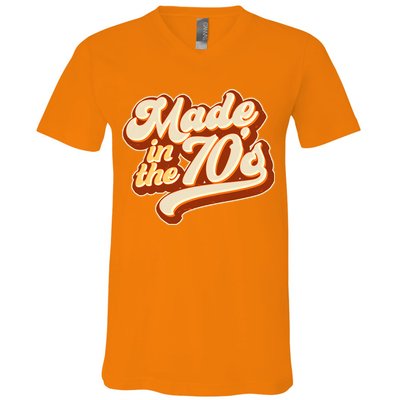 Retro Vintage Maded In The 70s 1970s V-Neck T-Shirt