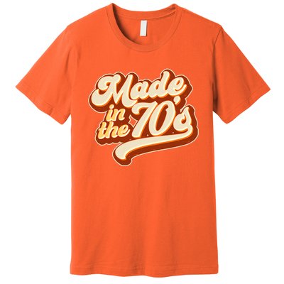 Retro Vintage Maded In The 70s 1970s Premium T-Shirt