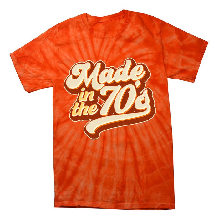 Retro Vintage Maded In The 70s 1970s Tie-Dye T-Shirt