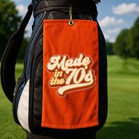 Retro Vintage Maded In The 70s 1970s Golf Towel