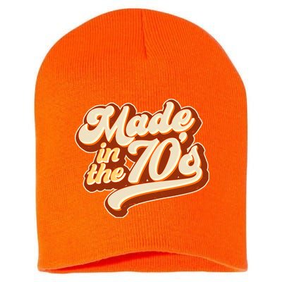 Retro Vintage Maded In The 70s 1970s Short Acrylic Beanie