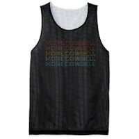 Retro Vintage More Cowbell Mesh Reversible Basketball Jersey Tank