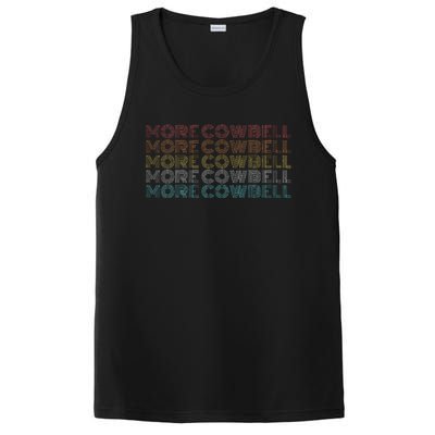 Retro Vintage More Cowbell PosiCharge Competitor Tank