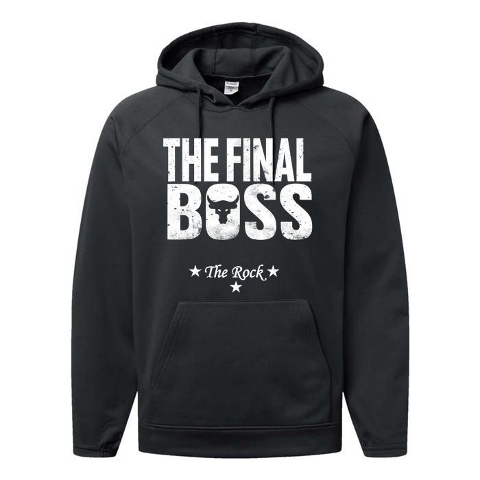 Rock Vintage Music Boss Final White Design Fun Music Lover Performance Fleece Hoodie