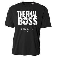 Rock Vintage Music Boss Final White Design Fun Music Lover Cooling Performance Crew T-Shirt