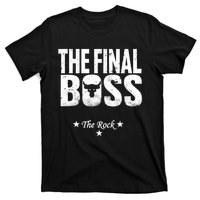 Rock Vintage Music Boss Final White Design Fun Music Lover T-Shirt