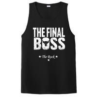 Rock Vintage Music Boss Final White Design Fun Music Lover PosiCharge Competitor Tank